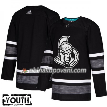 Ottawa Senators Dresy Blank Černá 2019 NHL All-Star Adidas Authentic - Dětské